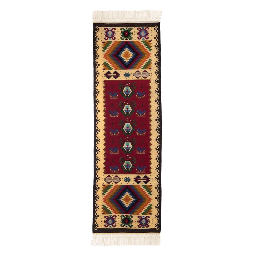Roses with Turtledoves (2024) - Pirot Rugs